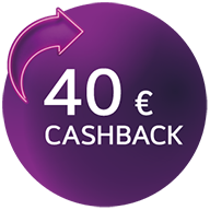 LG cashback 160€ sticker 40€