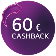 LG cashback 160€ sticker 60€