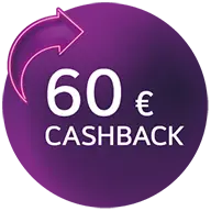 LG cashback 160€ sticker 60€