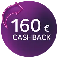 LG cashback 160€ sticker 160€