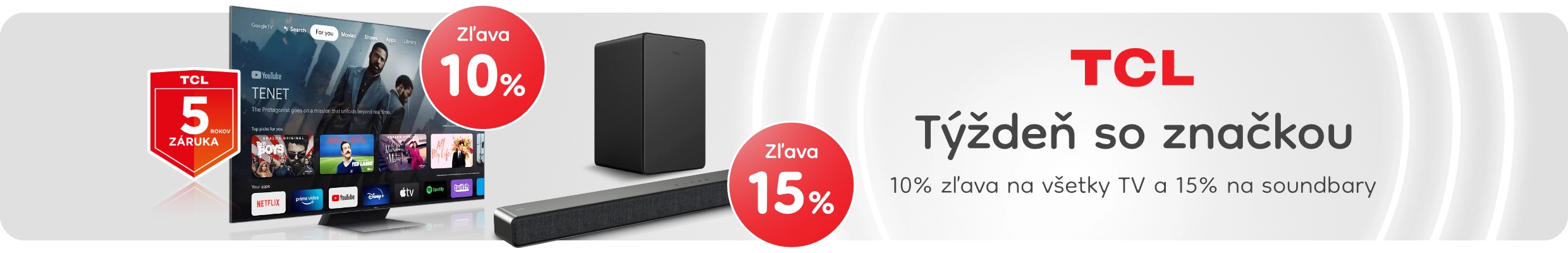 TCL týždeň so značkou - produkt TV