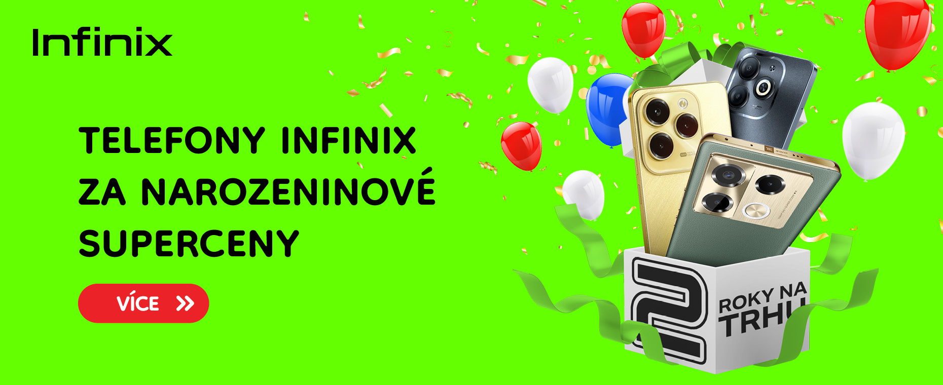 Infinix s výroční slevou