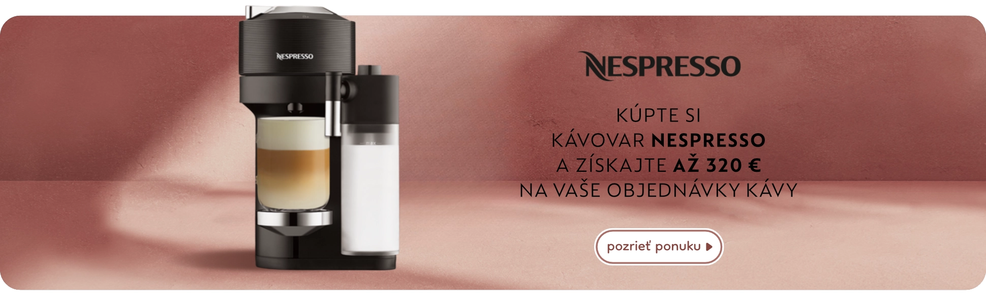 Nespresso získajte  320