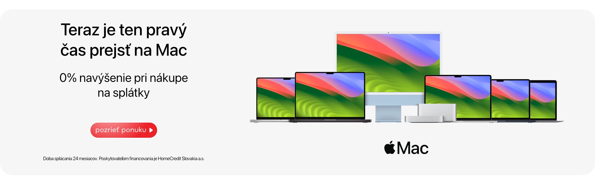 Apple x Homecredit banner kategorie