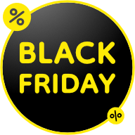 Black Friday stickerka