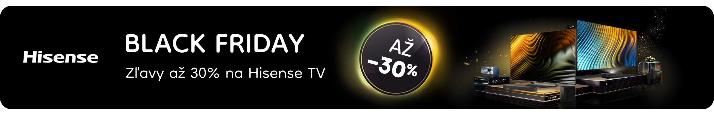 Hisense TV  zľava cz BF