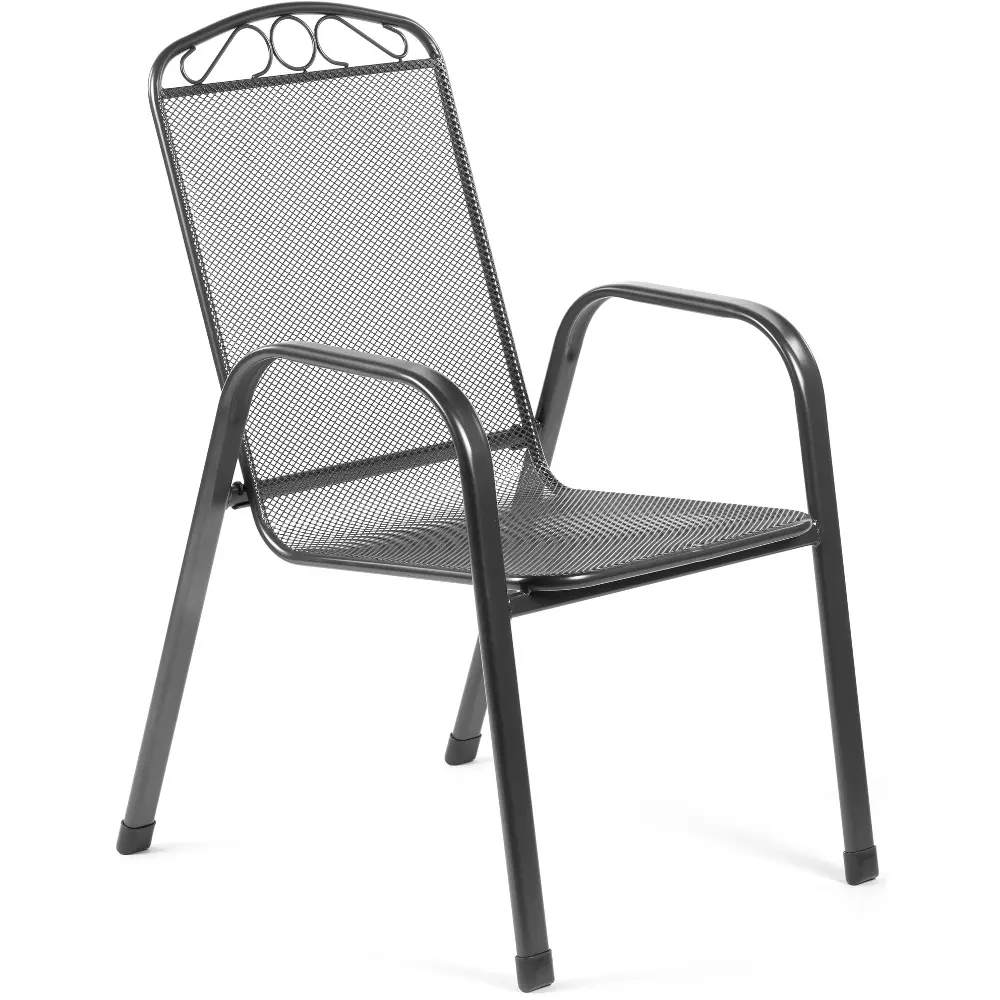 Sestava zahradního nábytku Fieldmann IRIS6 v antracitové barvě elegantně doplní každý venkovní prostor.