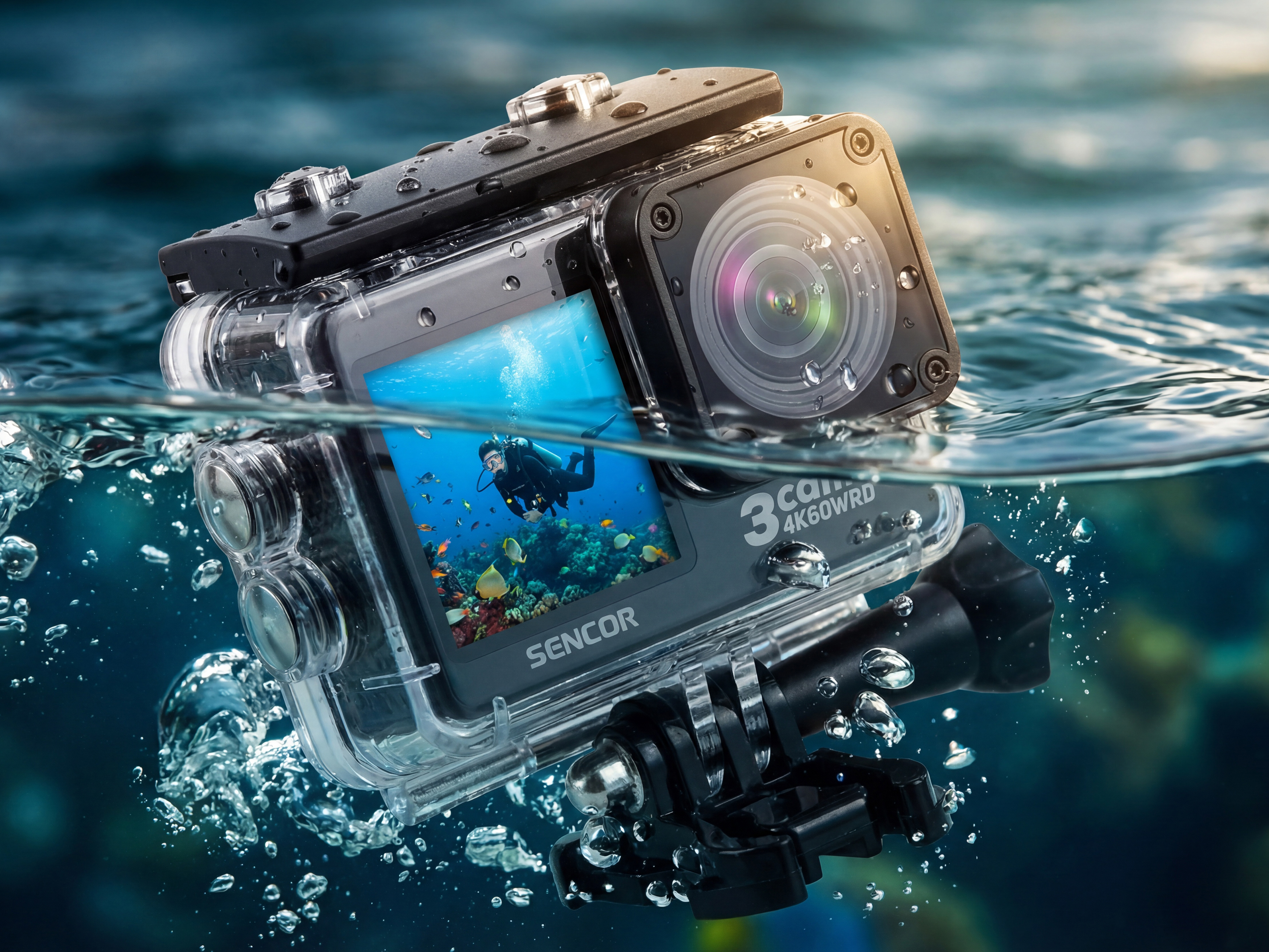 Sencor kamera sportowa 3CAM 4K60WRD