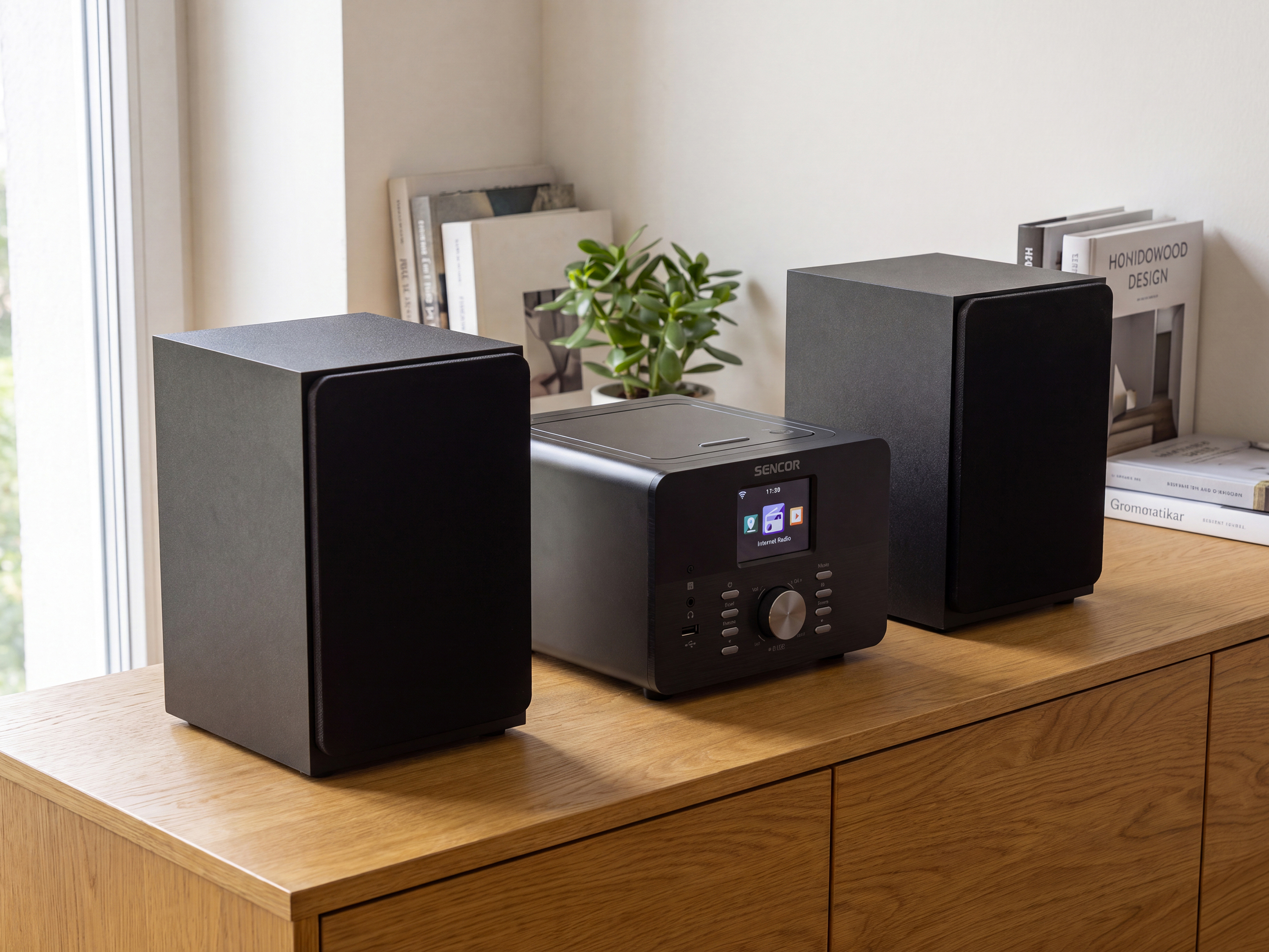 Sencor mikrosystém s wifi, dab+ a bluetooth 5.0 SMC 5100WDB