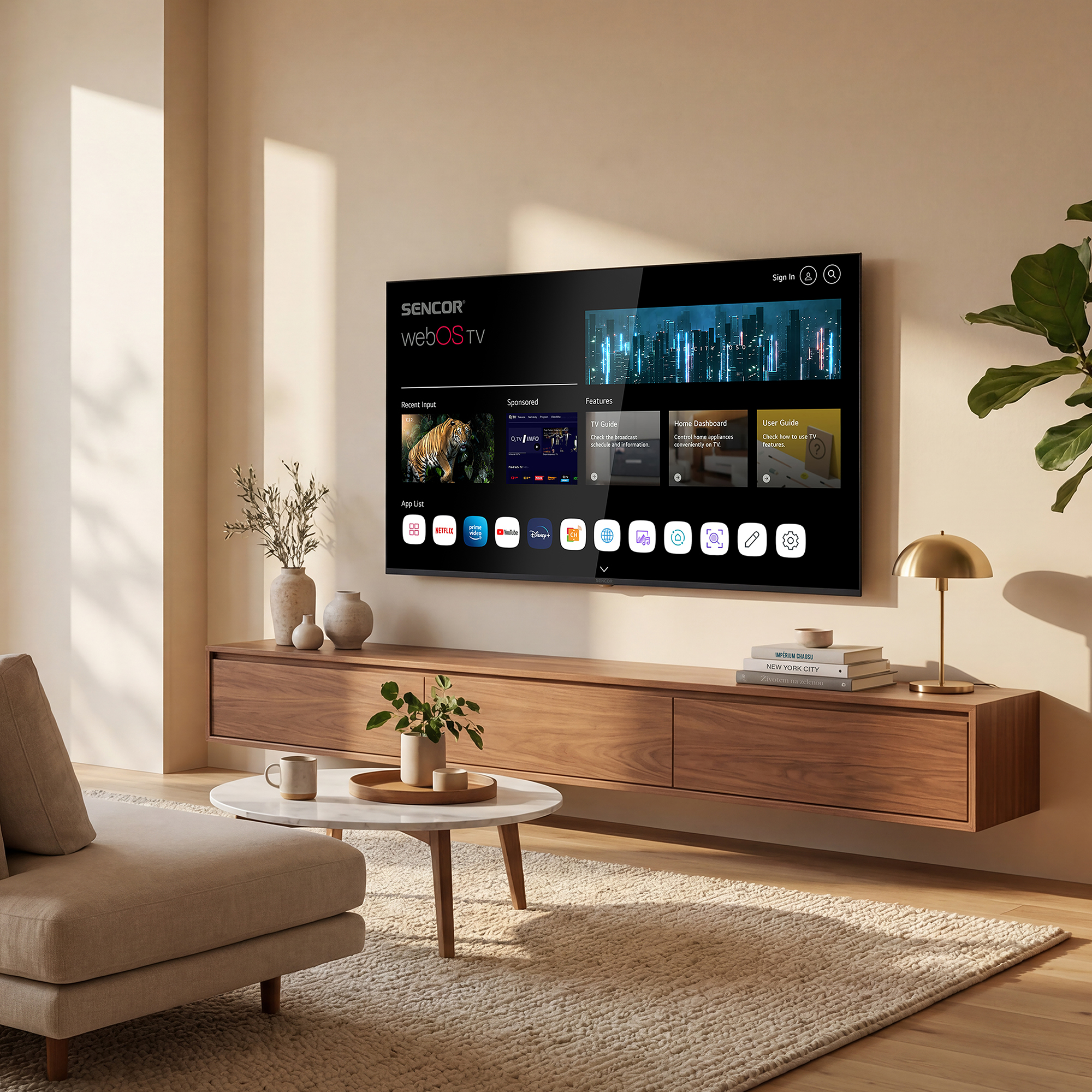 Sencor 43" smart uhd televizor SLE 43US804B