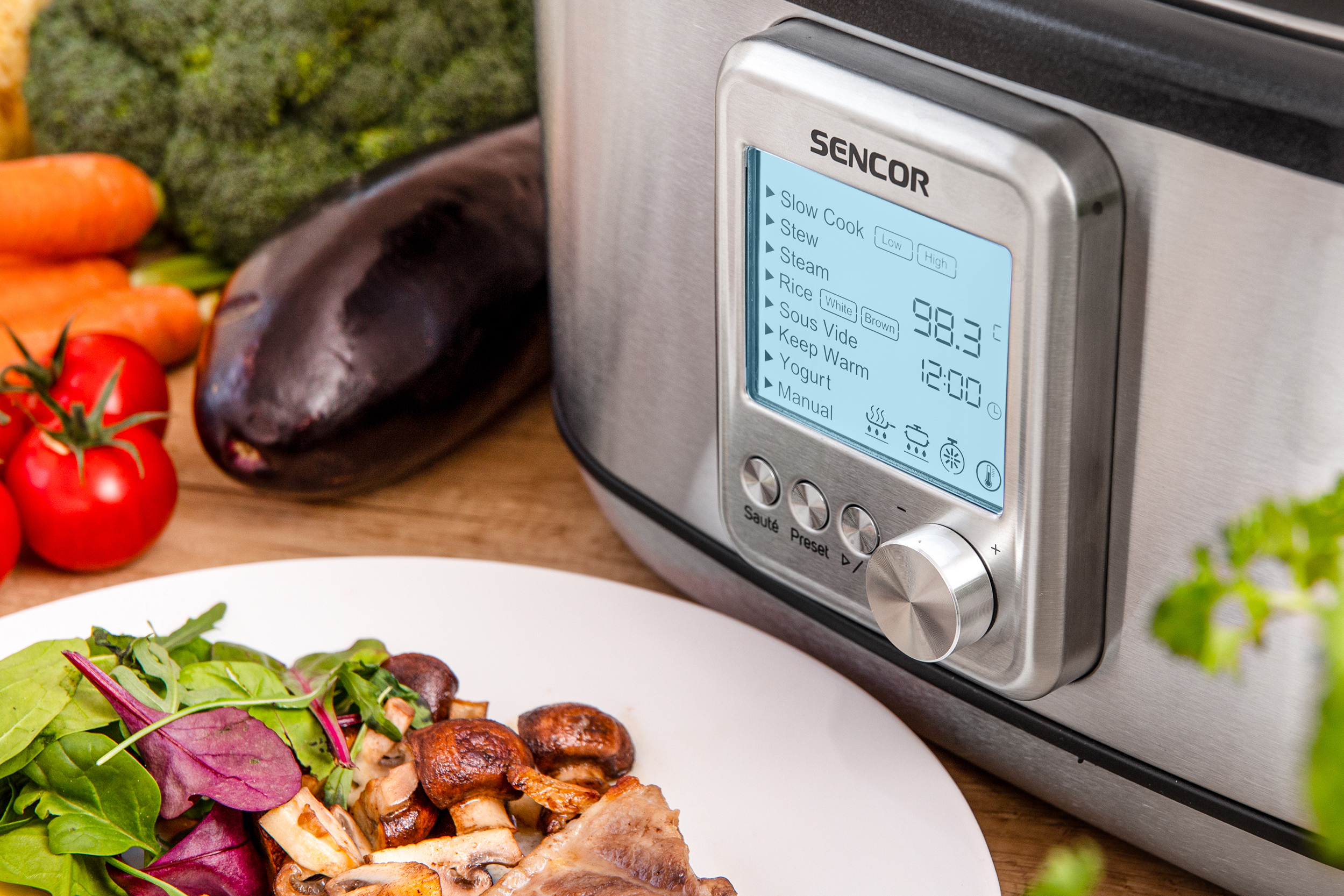 Sencor multifunkční pomalý hrnec SPR 7200SS
