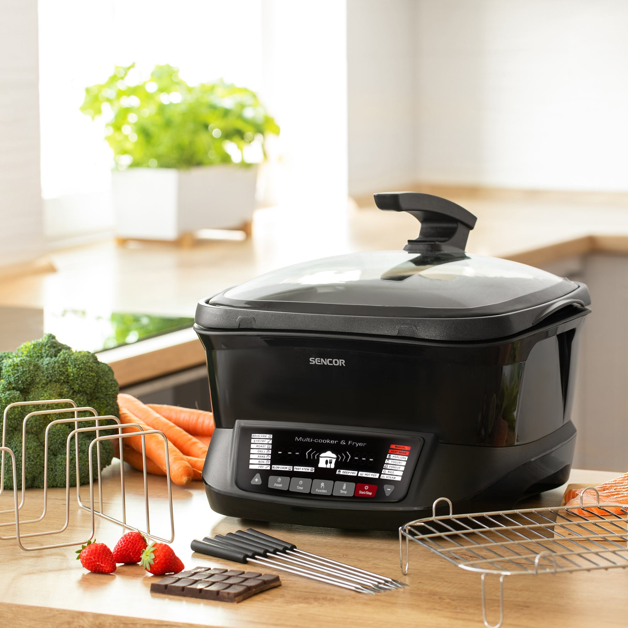 Sencor multifunkční fritovací hrnec SFR 9300BK