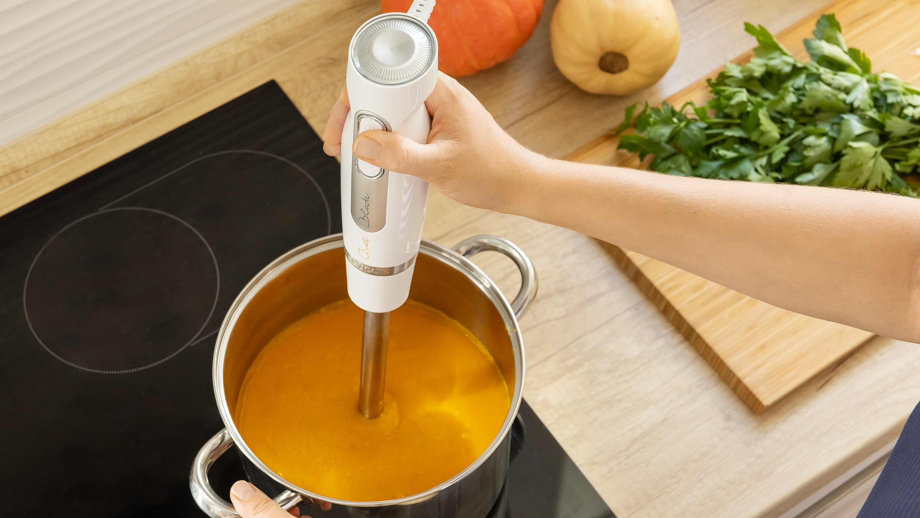 Sencor tyčový mixér s drcením ledu SHB 4378WH