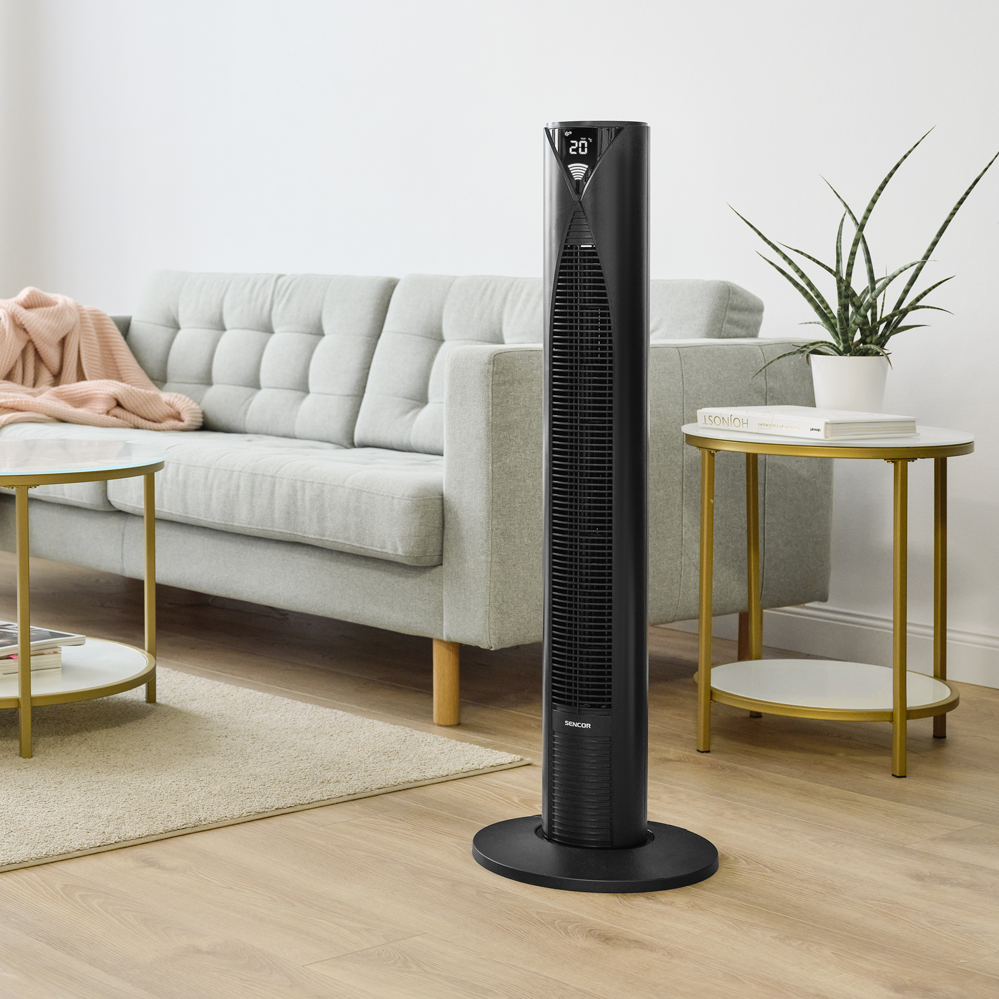 Sencor stĺpový ventilátor SFT 3800BK