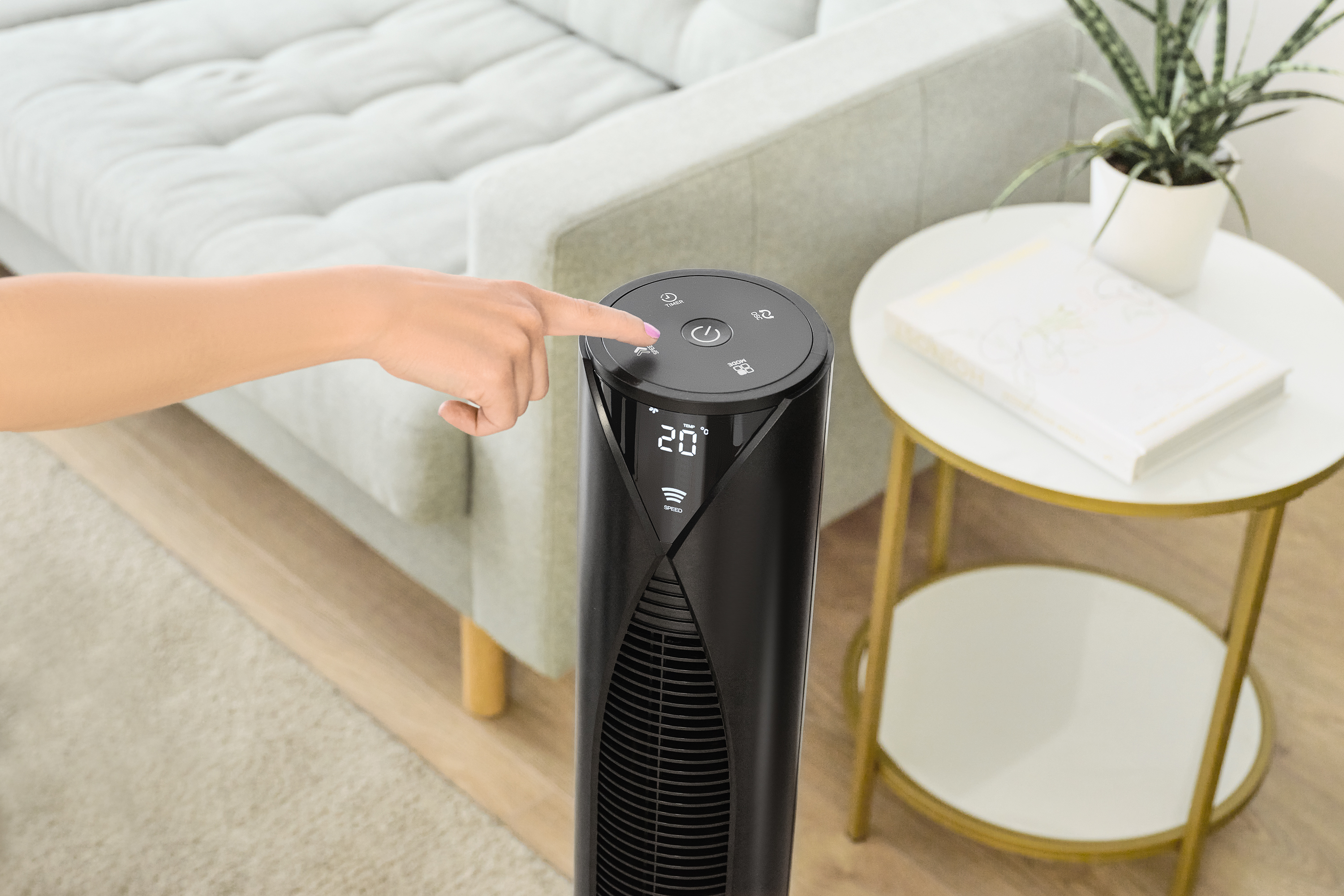 Sencor stĺpový ventilátor SFT 3800BK