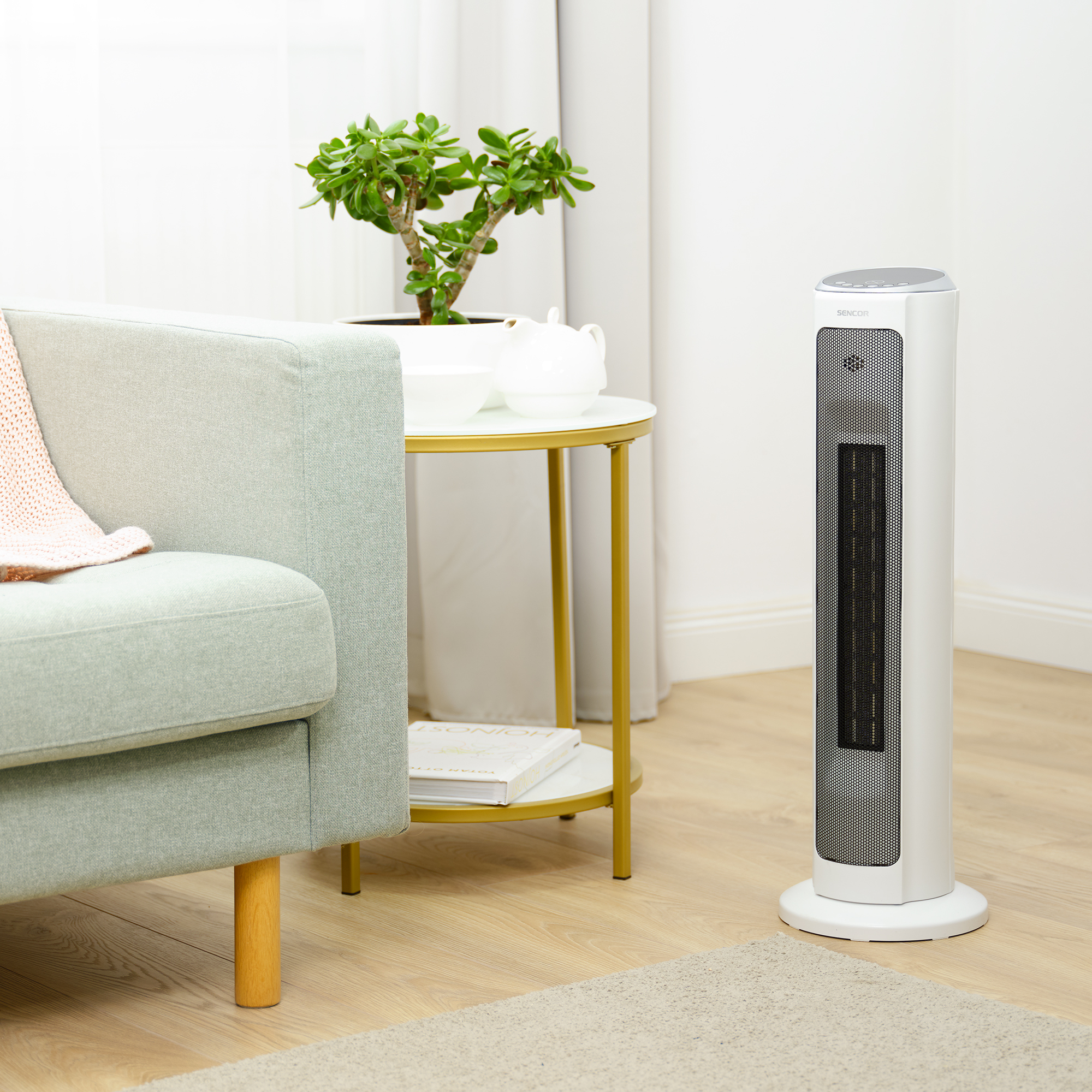 Sencor SFH 8994WH ceramic column heater with oscillation