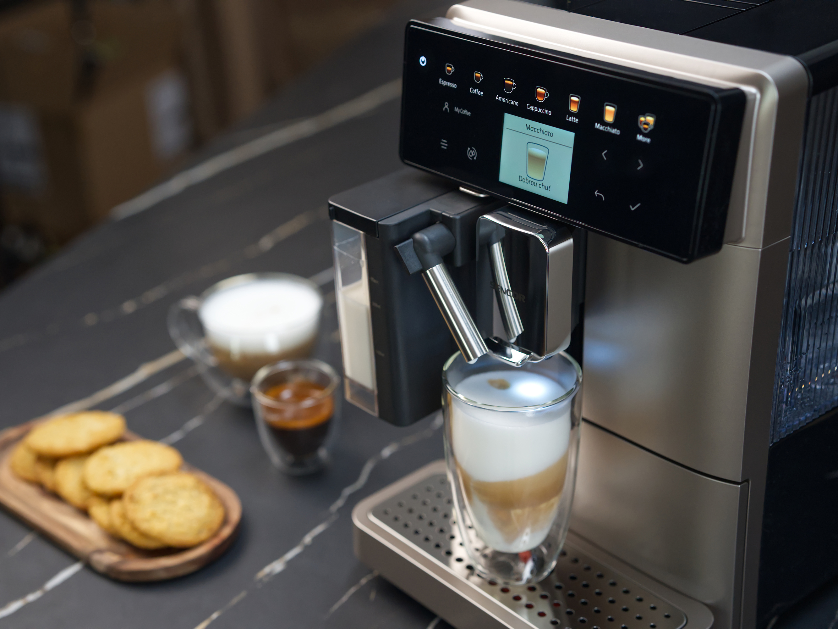 Sencor automatické espresso SES 9350CH