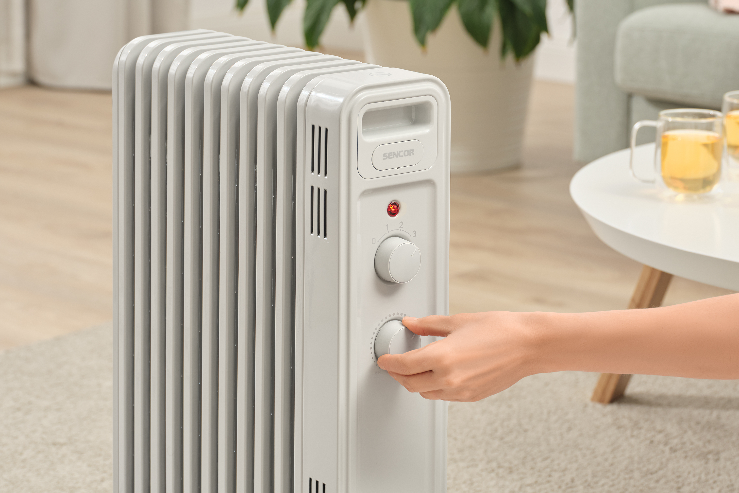 Sencor SOH 3411WH oil-filled radiator