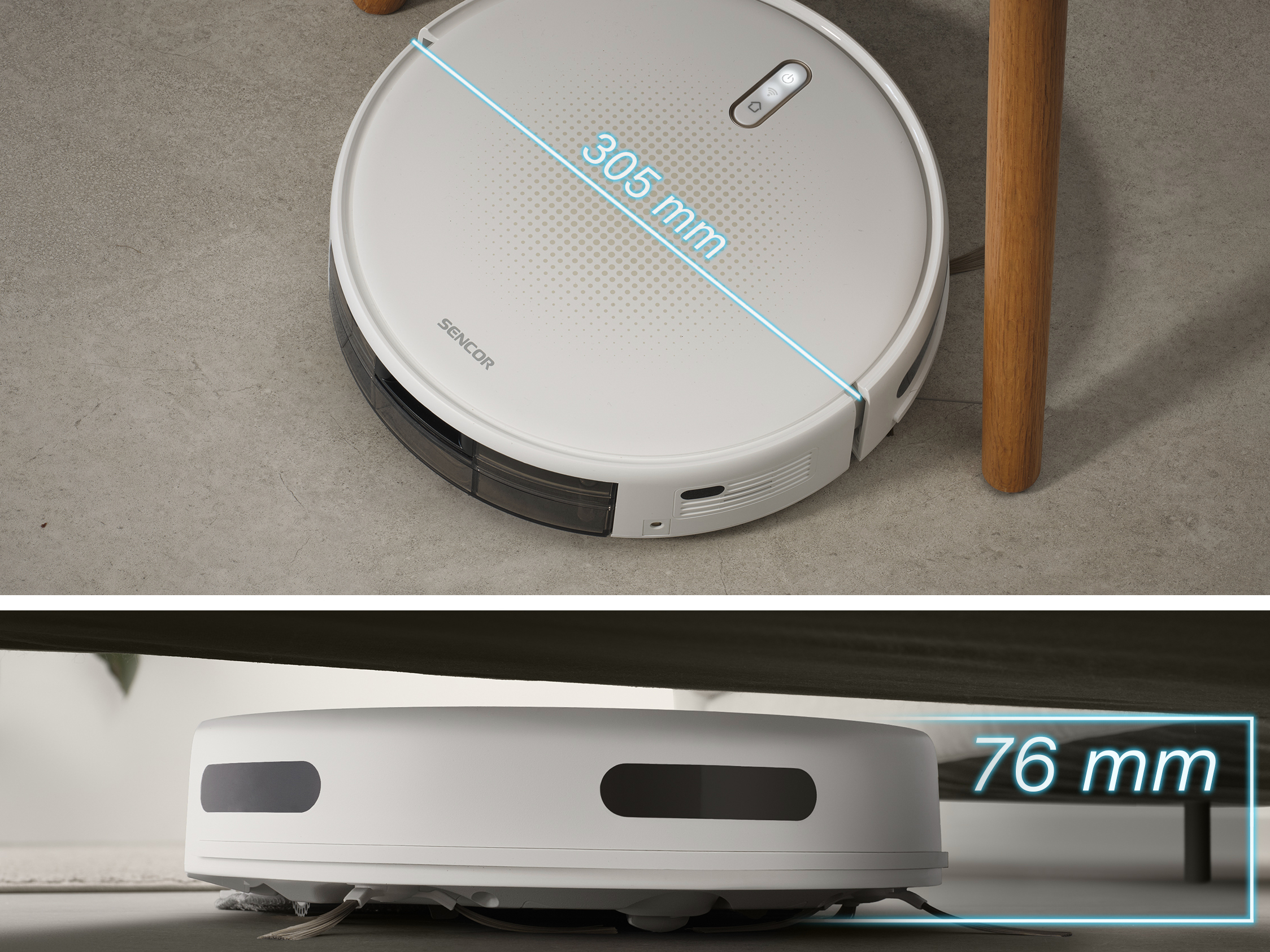 Sencor SRV 4150WH robotporszívó