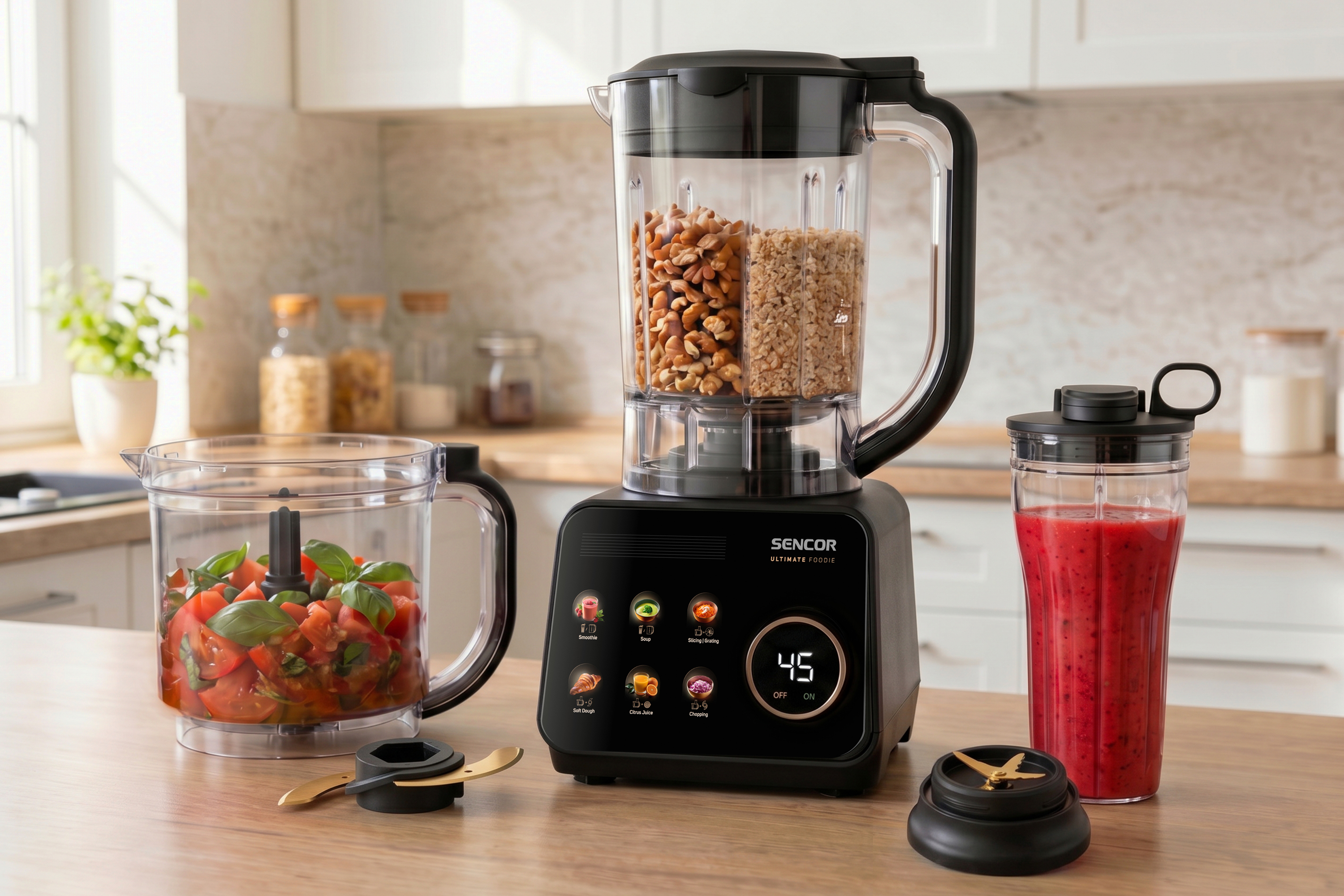 Sencor food processor 5v1 SBU 9878BK