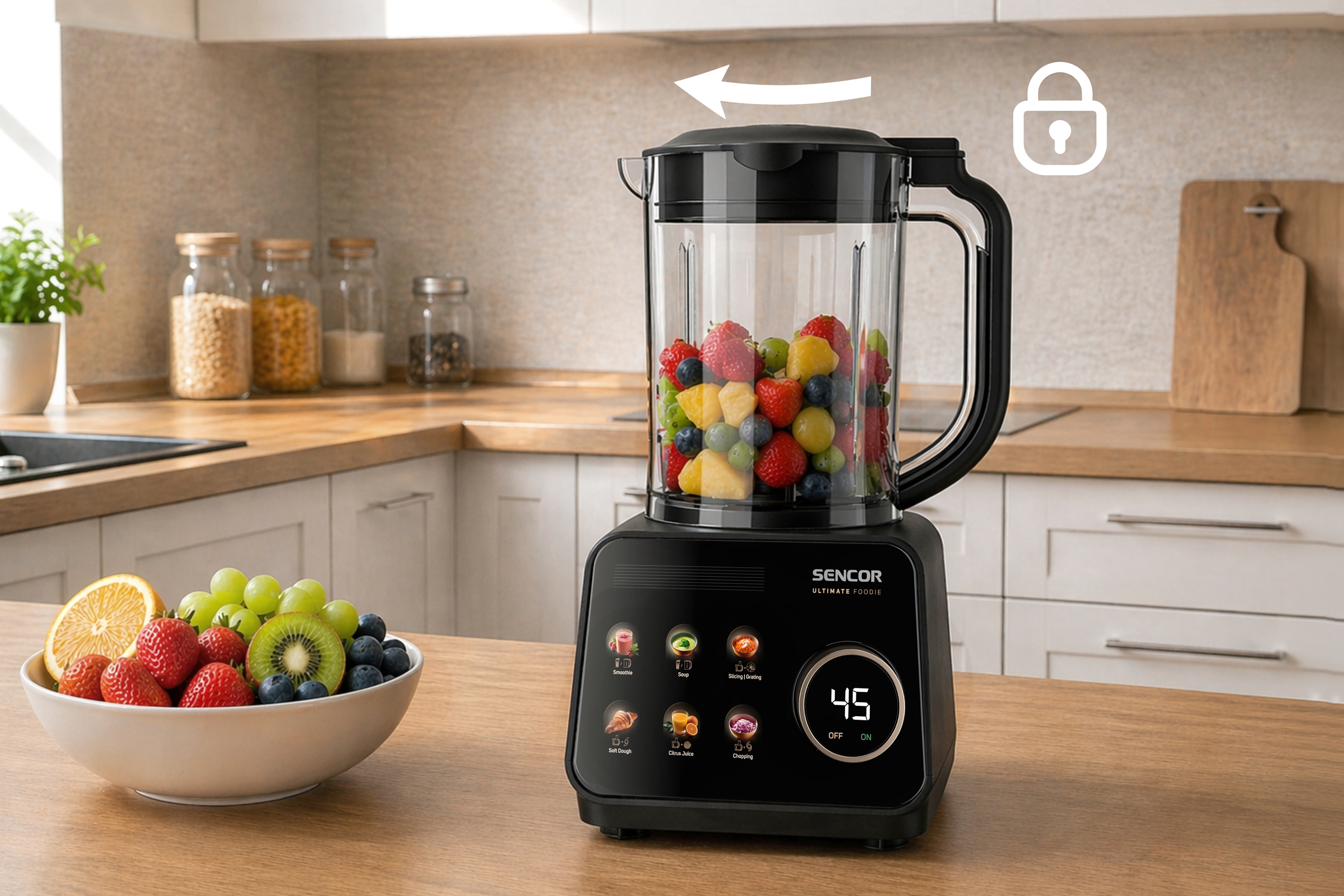 Sencor food processor 5v1 SBU 9878BK