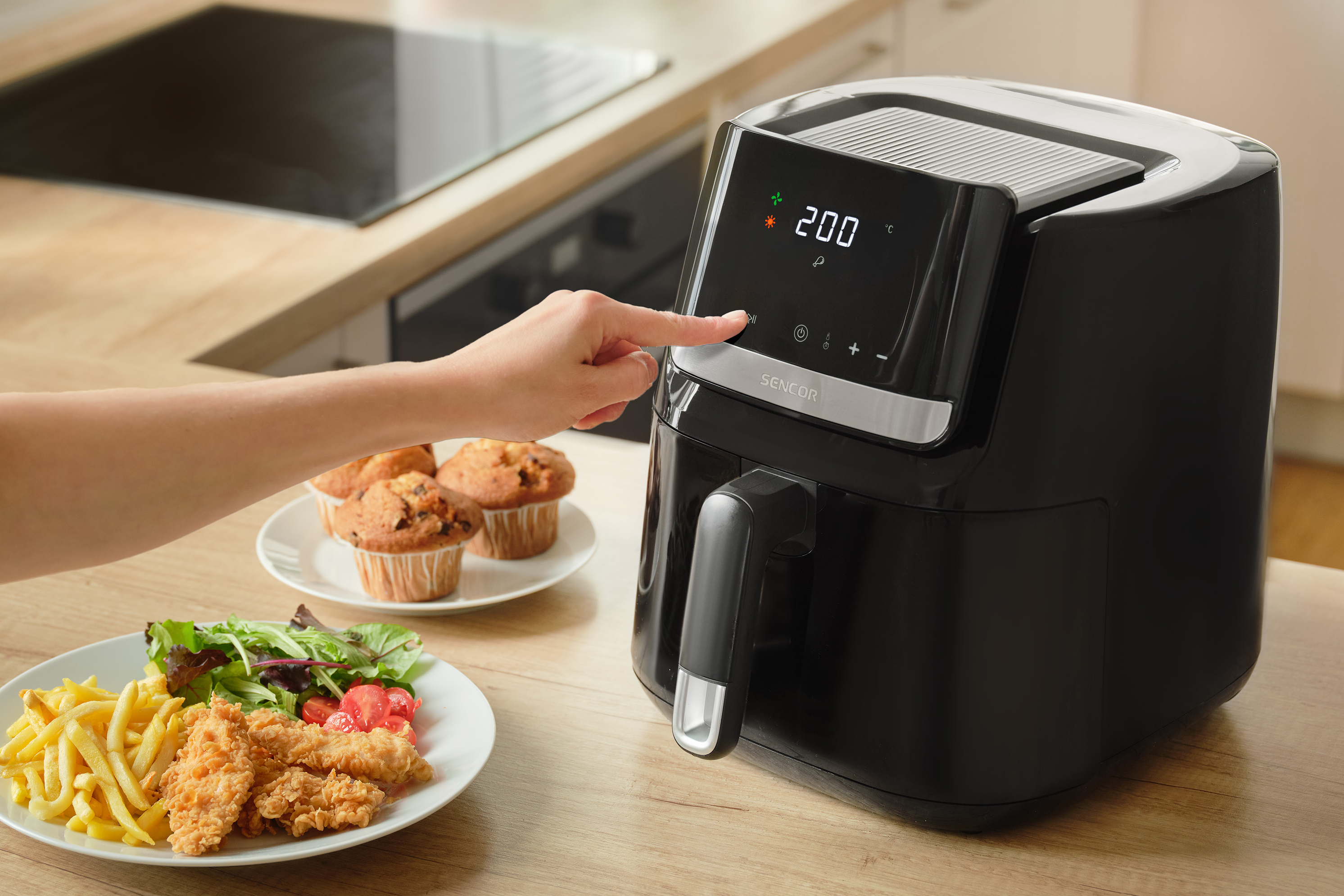 Sencor horkovzdušná fritéza SFR 6550BK