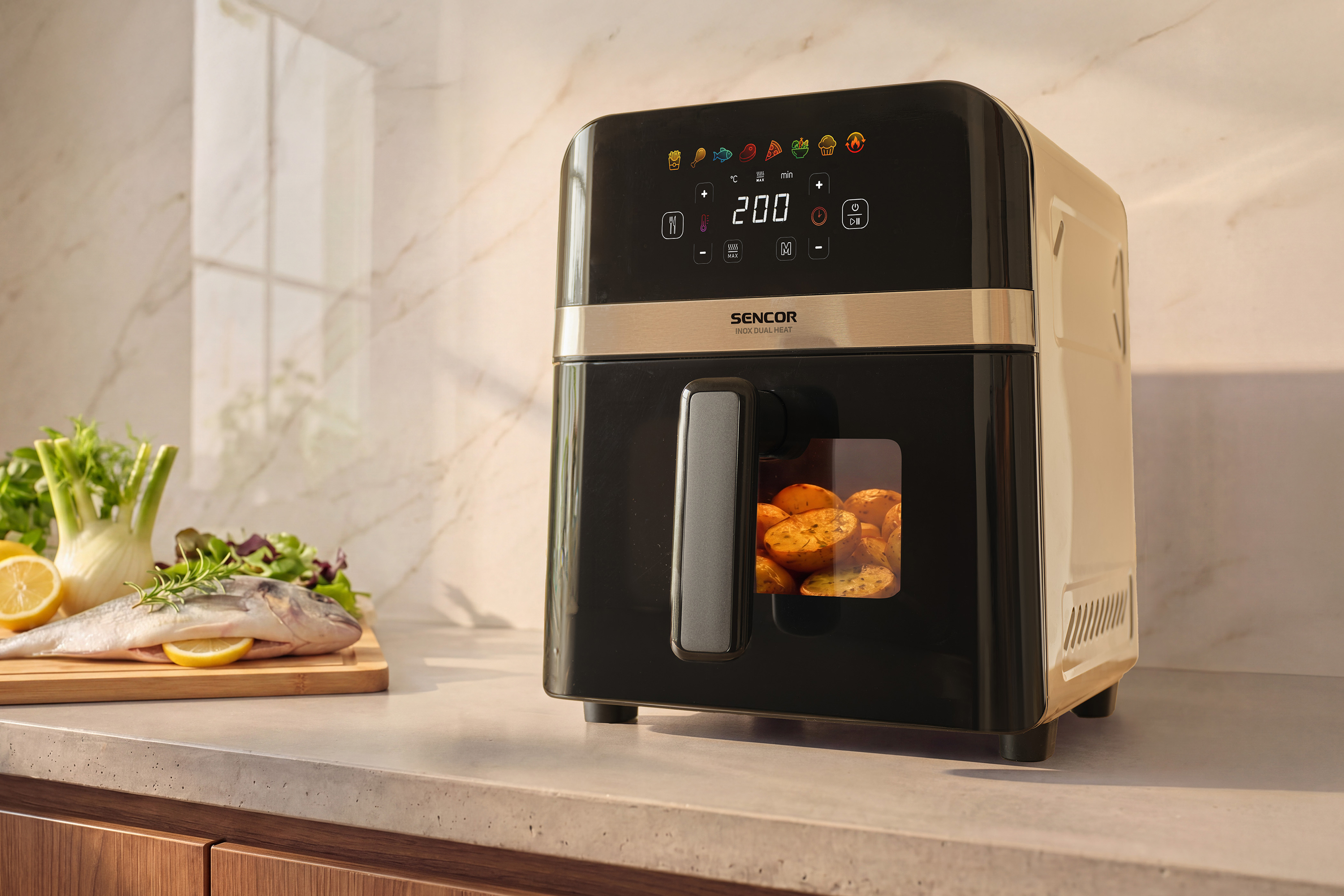 Sencor frytkownica na gorące powietrze SFR 6800SS INOX