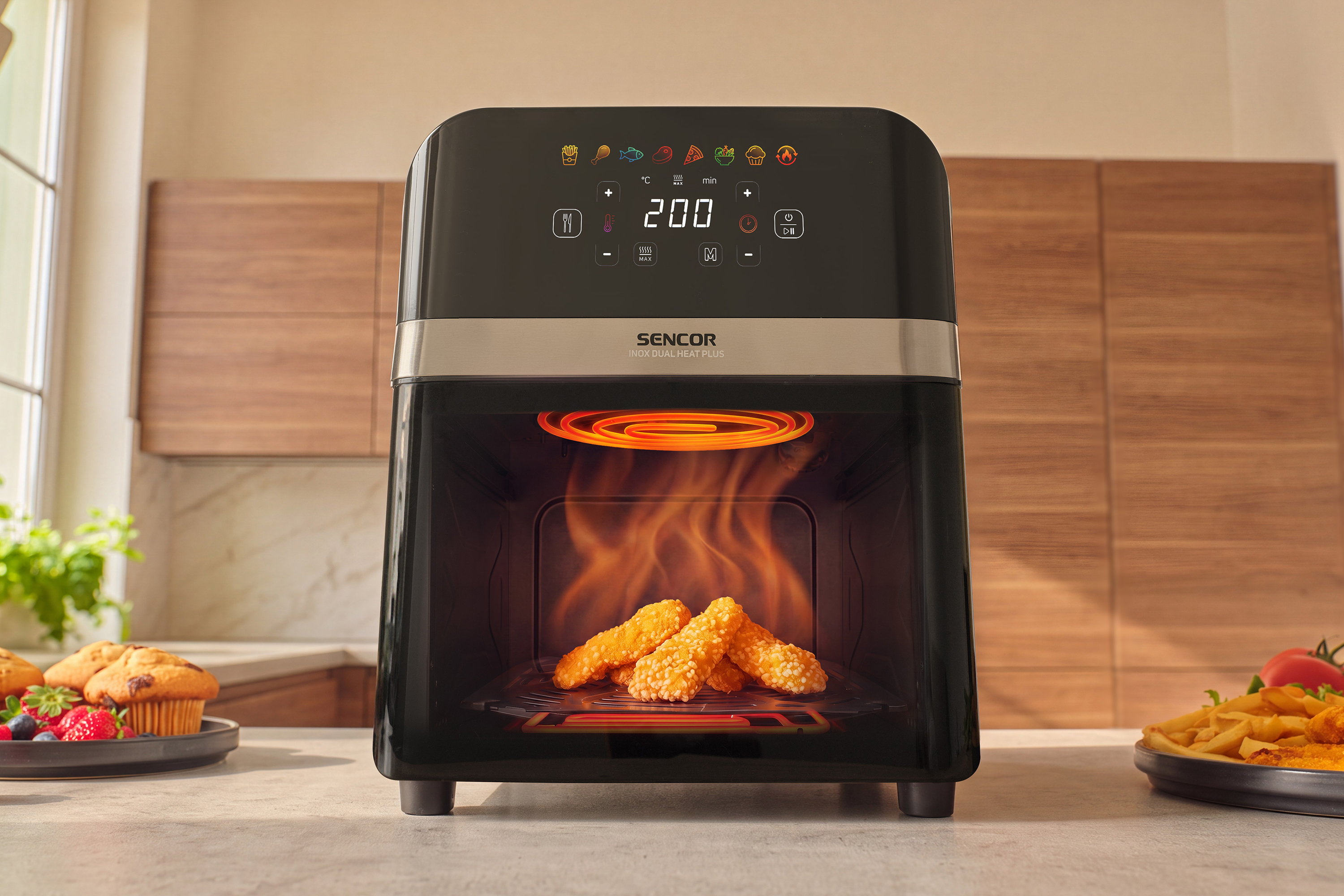 Sencor frytkownica na gorące powietrze SFR 6800SS INOX