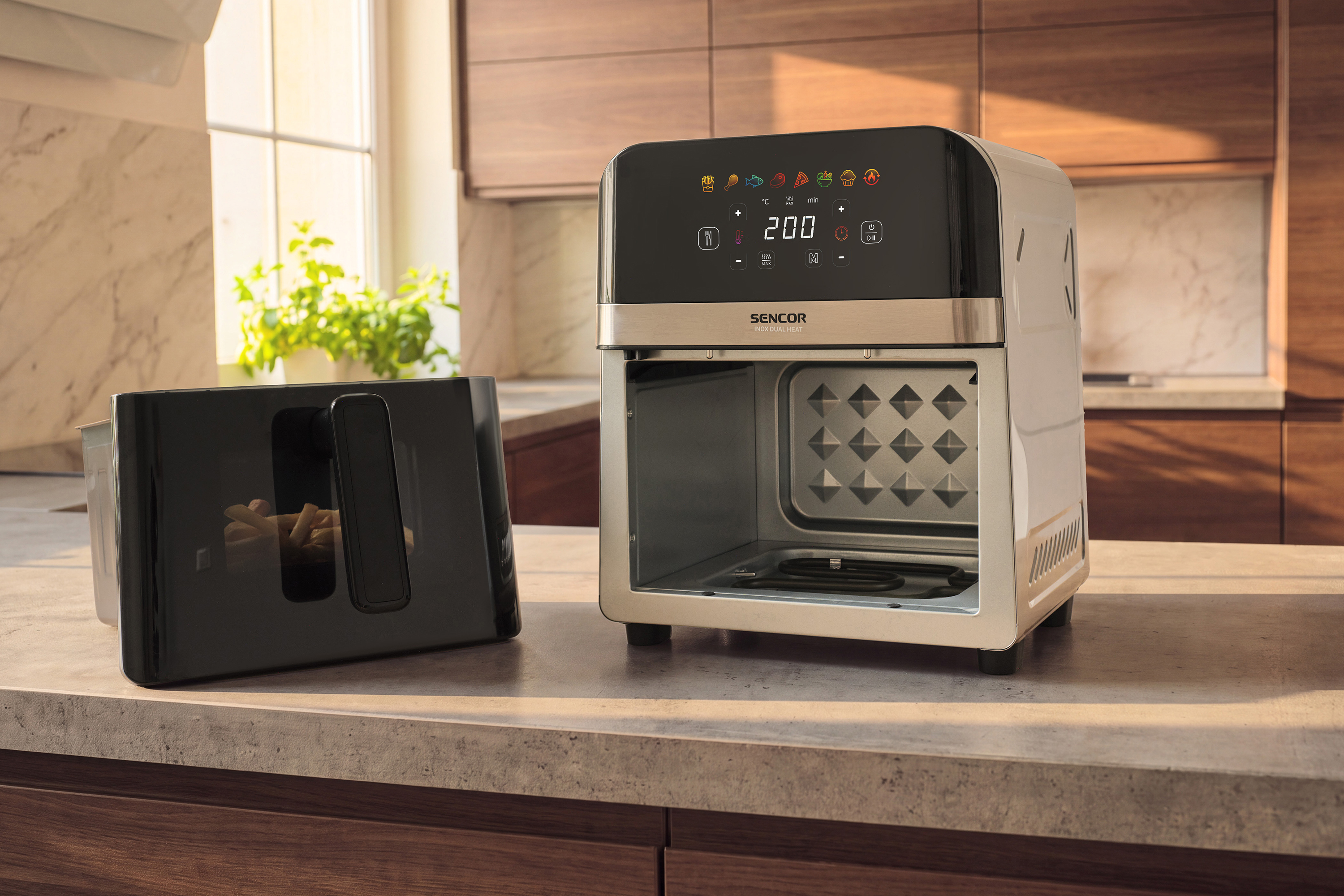 Sencor frytkownica na gorące powietrze SFR 6800SS INOX