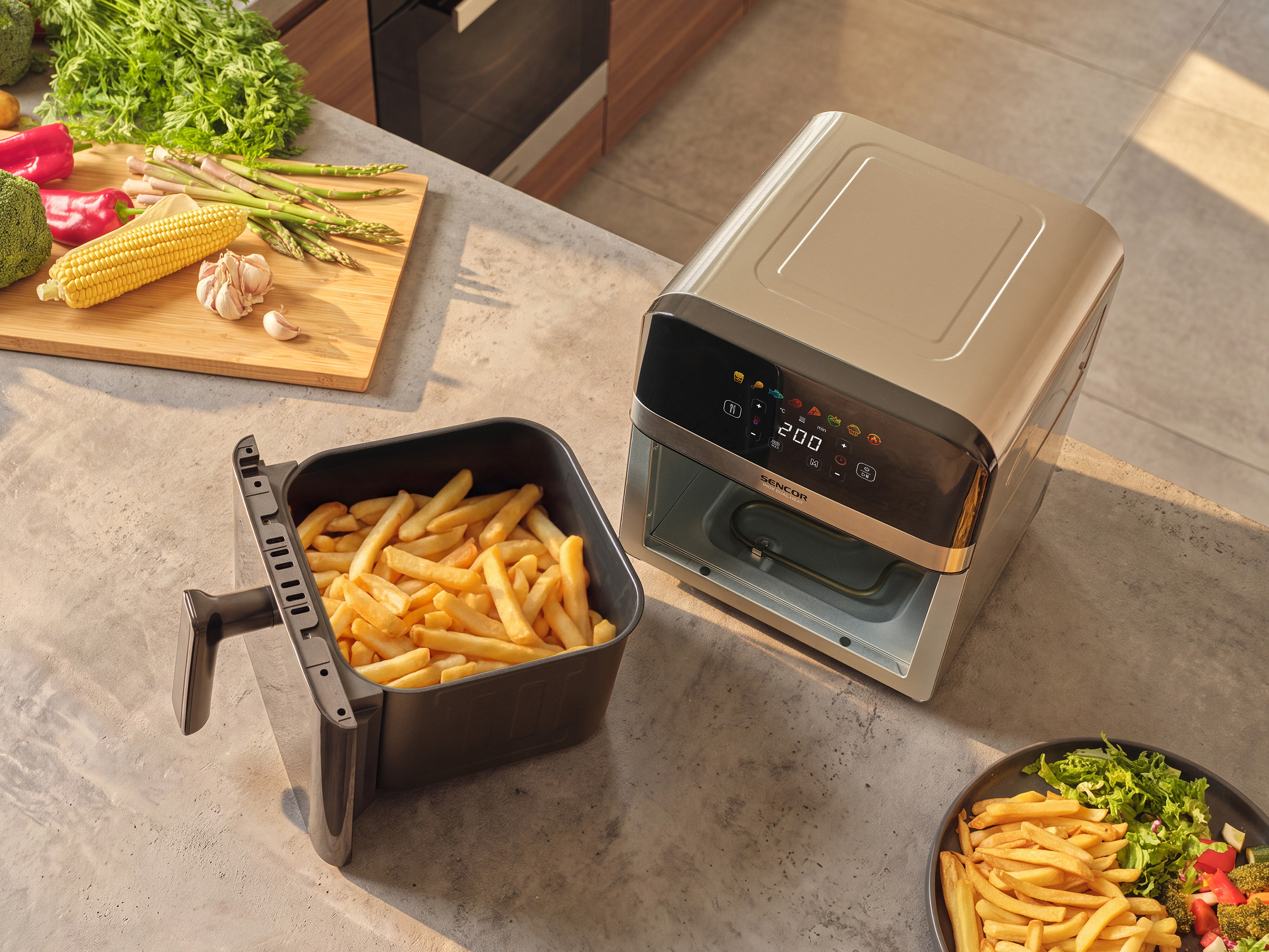 Sencor frytkownica na gorące powietrze SFR 6800SS INOX
