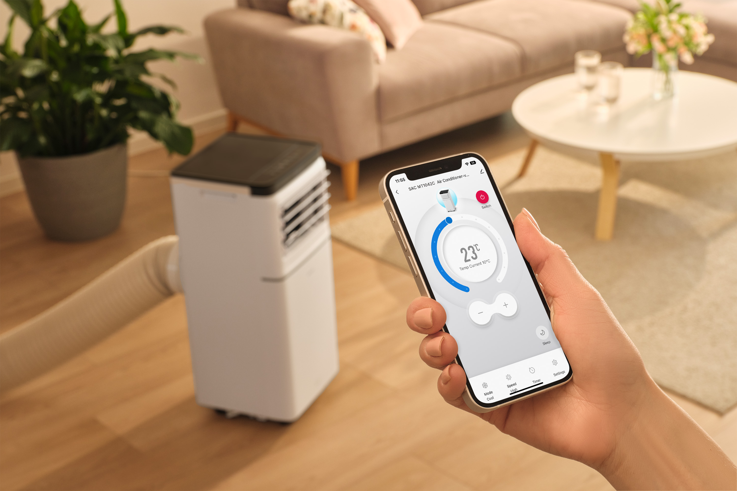 Sencor mobilní klimatizace wi-fi SAC MT1042C