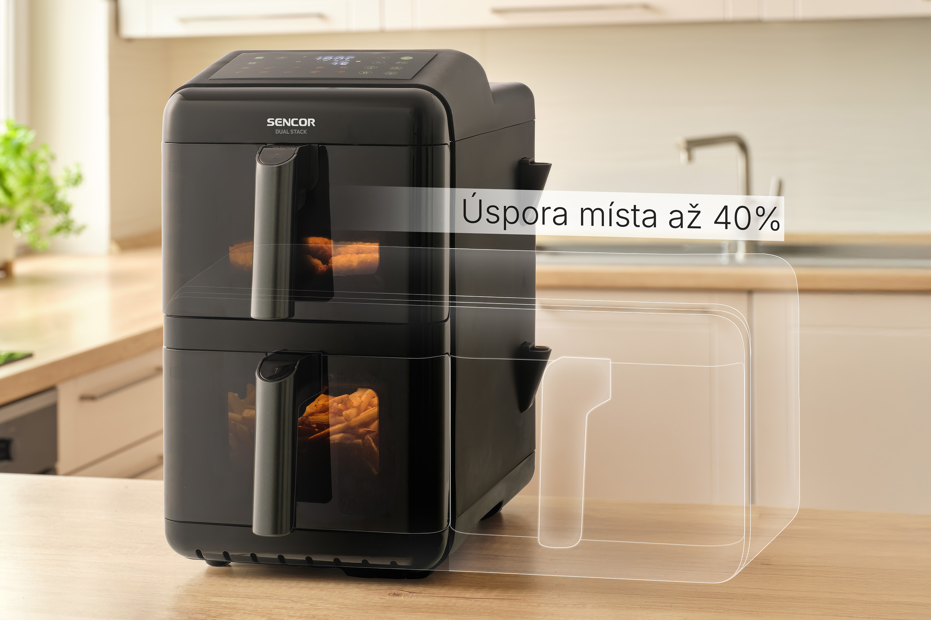 Sencor horkovzdušná fritéza SFR 1260BK