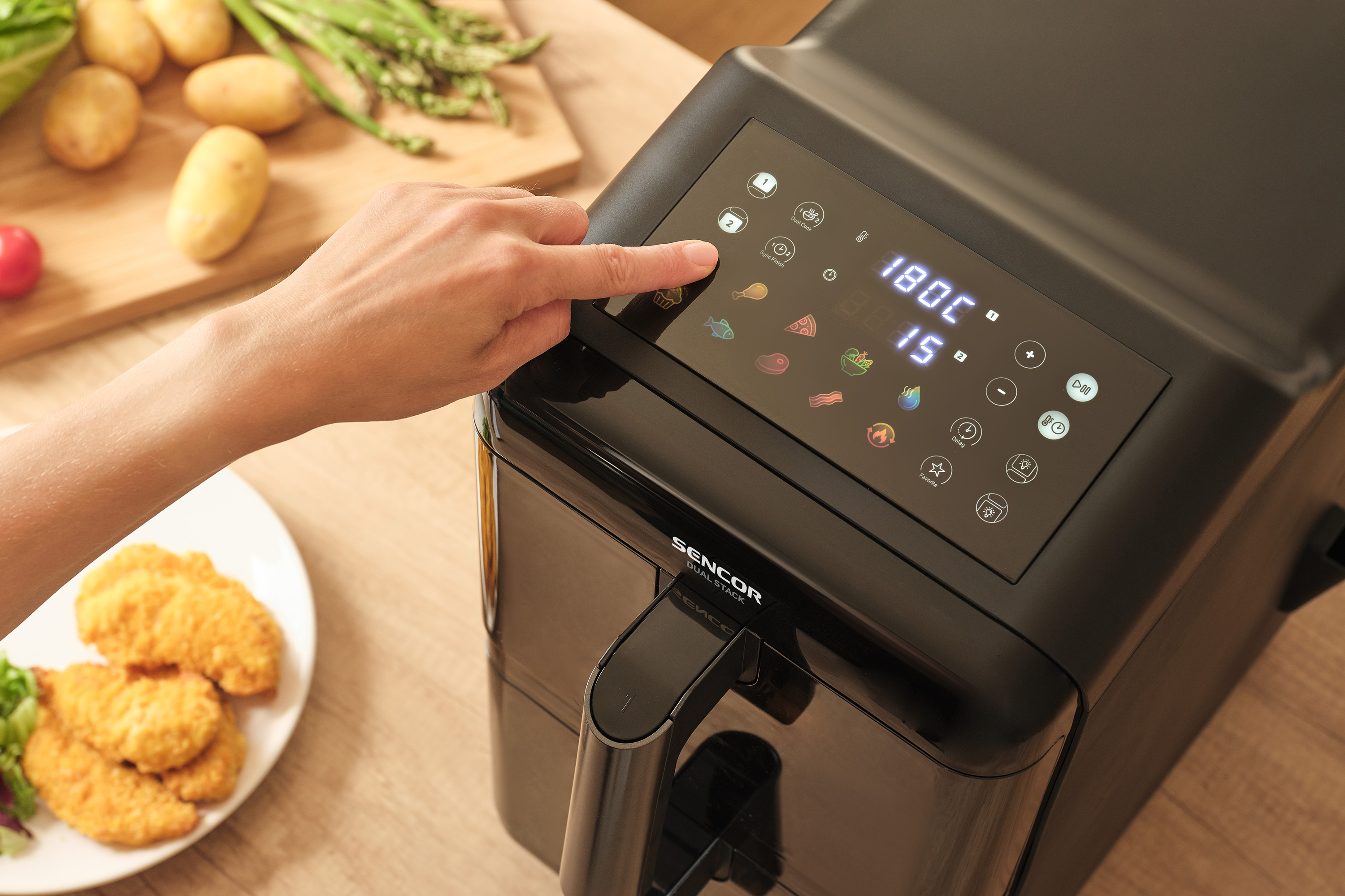 Sencor horkovzdušná fritéza SFR 1260BK