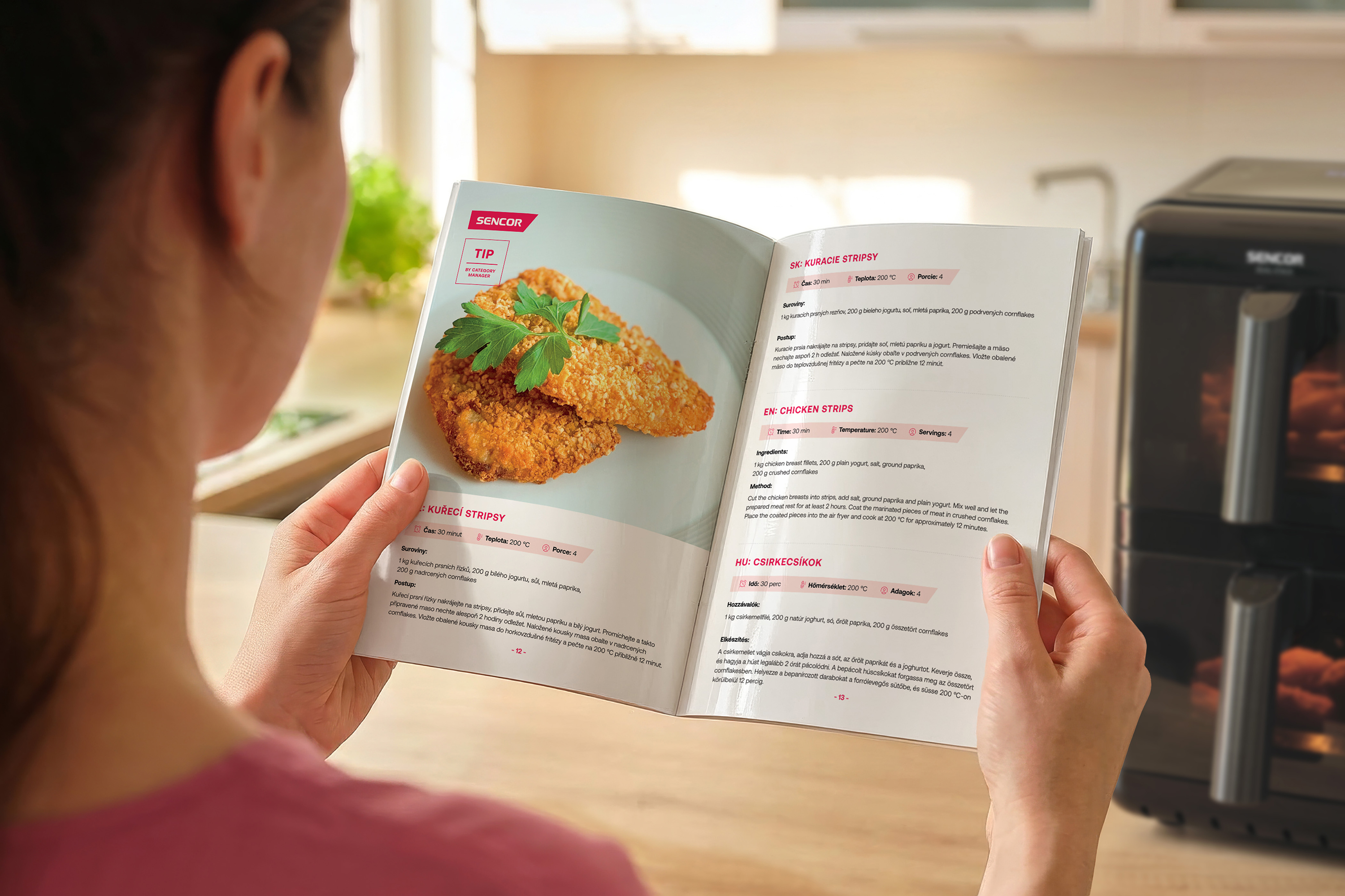 Sencor horkovzdušná fritéza SFR 1260BK