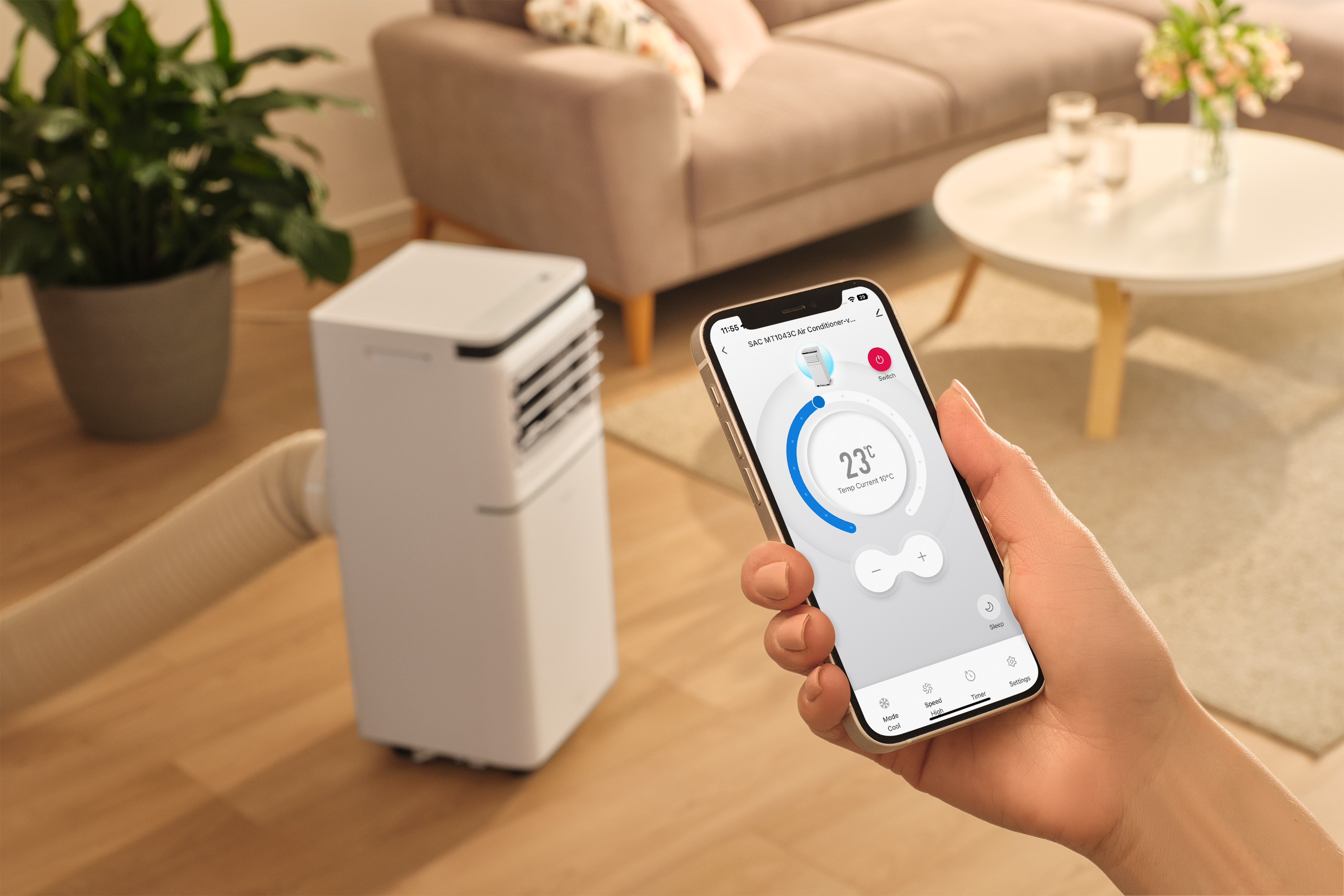 Sencor mobilní klimatizace wi-fi SAC MT1043C