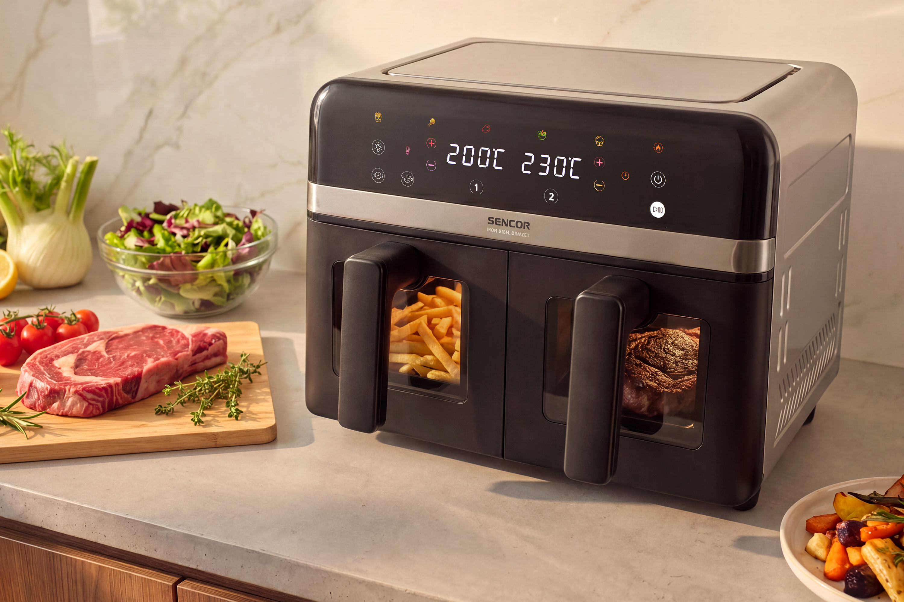 Sencor frytkownica na gorące powietrze SFR 8800SS INOX