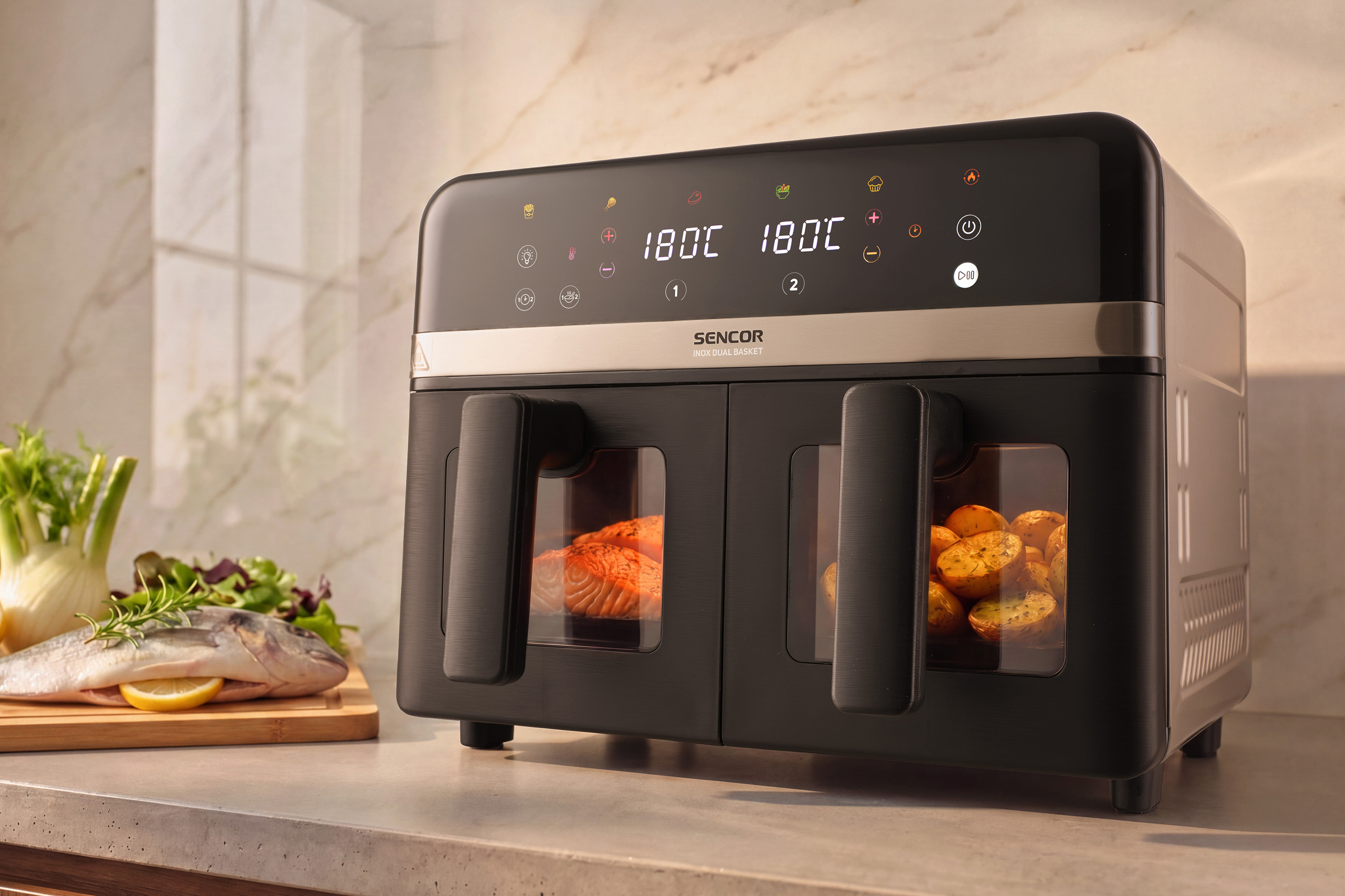 Sencor frytkownica na gorące powietrze SFR 8800SS INOX