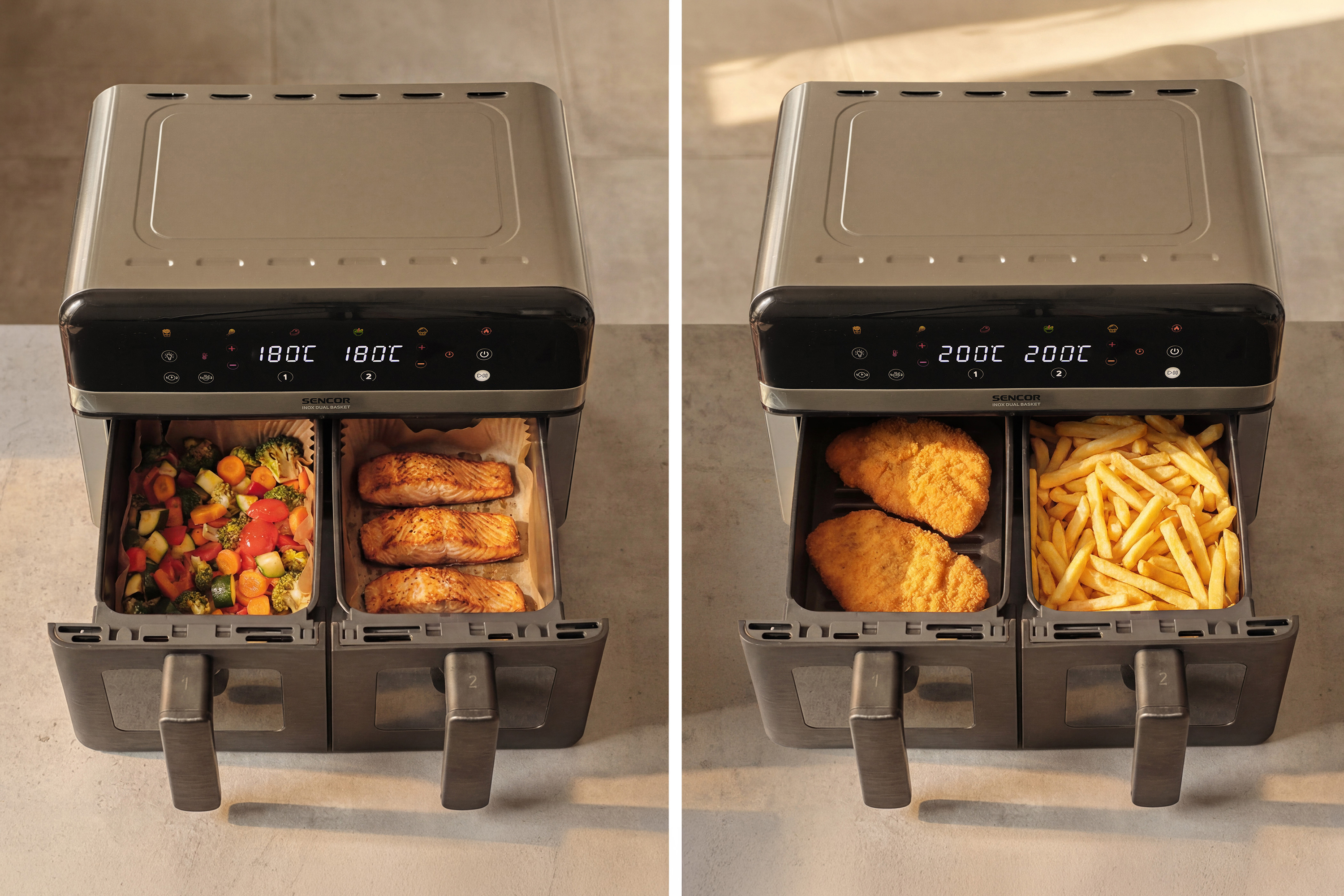 Sencor frytkownica na gorące powietrze SFR 8800SS INOX
