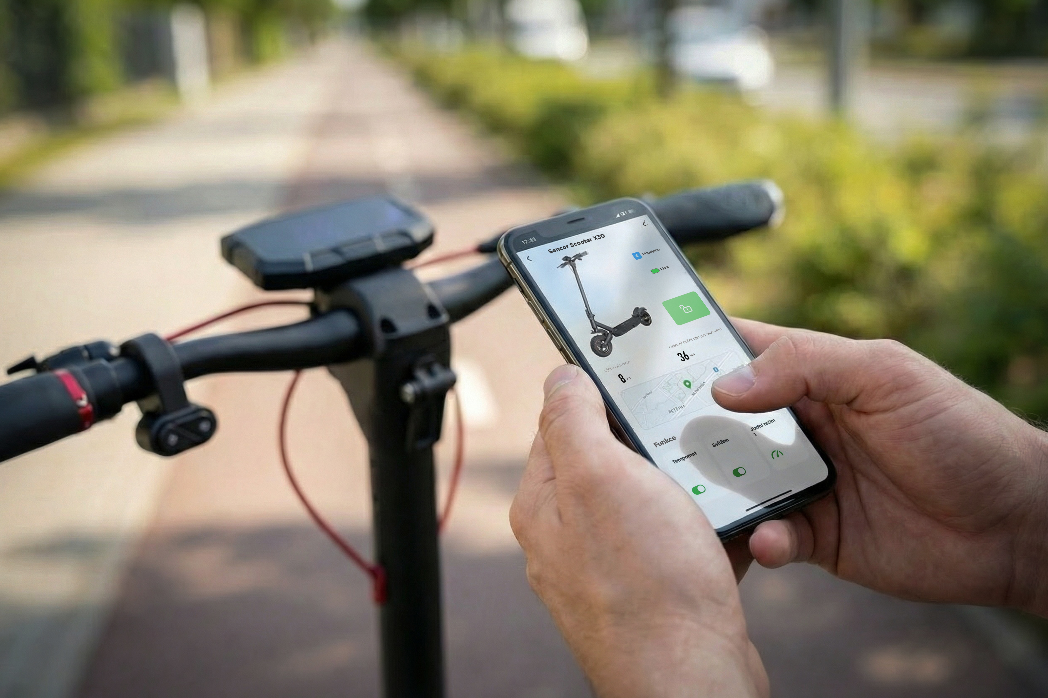 Sencor hulajnoga elektryczna z pełnym zawieszeniem SCOOTER X30