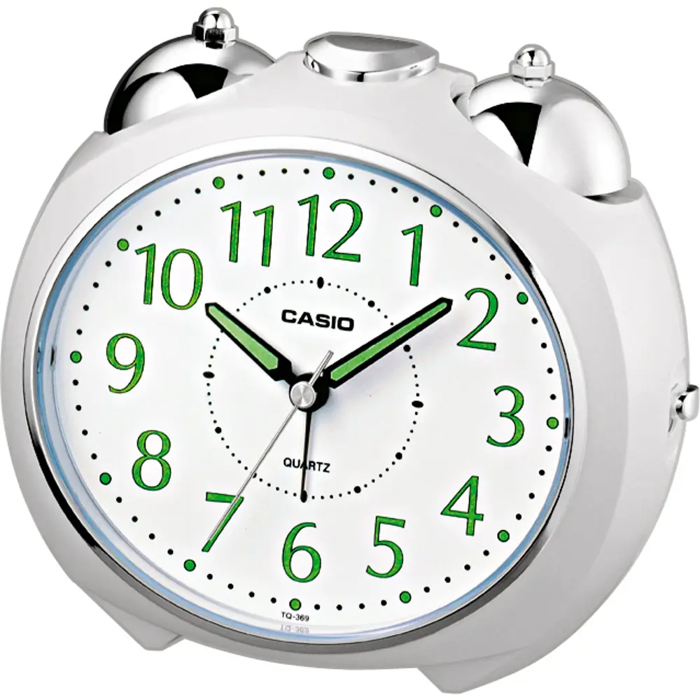 Analógový budík Casio.