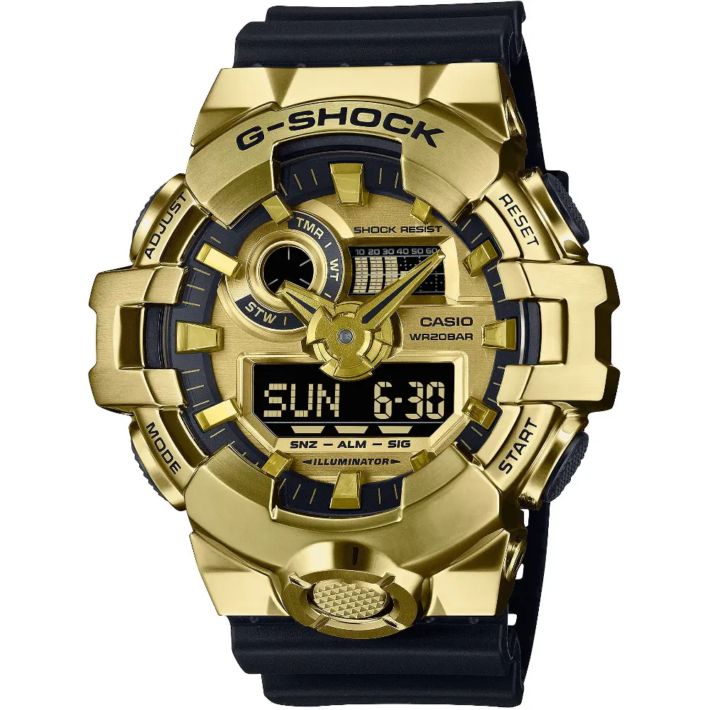 Pnske zlat Casio hodinky G-Shock.