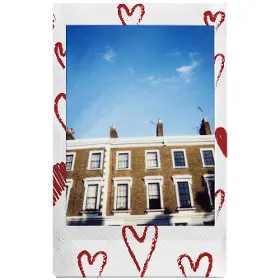 Fotopapír - náhradní kazety - Fujifilm INSTAX MINI HEART SKETCH WW 1 - 4