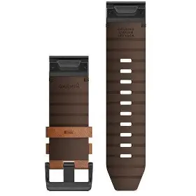Řemínek na hodinky - Garmin QuickFit 26 Chestnut leather - 2