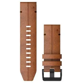 Řemínek na hodinky - Garmin QuickFit 26 Chestnut leather - 1