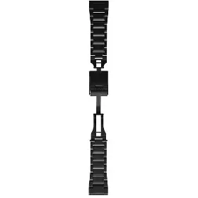 Řemínek na hodinky - Garmin QuickFit 26 Titan band Carbon Gray DLC - 2