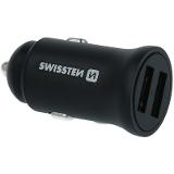 Swissten CL 2x USB 4,8A Metal Black