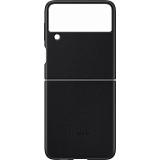 SAMSUNG Leather Cover pro Galaxy Z Flip3 Black pro Galaxy Z Flip3 Black