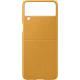 Samsung Leather Cover pro Galaxy Z Flip3 Mustard