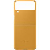 SAMSUNG Leather Cover pro Galaxy Z Flip3 Mustard pro Galaxy Z Flip3 Mustard