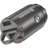 Swissten CL adaptér Power Delivery Silver